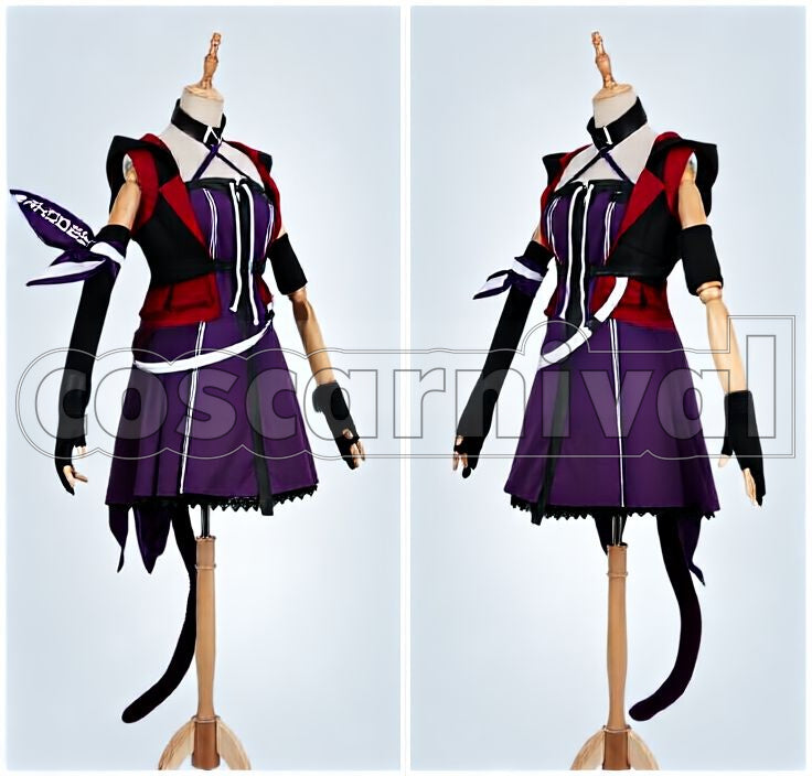 Melantha Cosplay cosplay costume from Arknights, front view 5