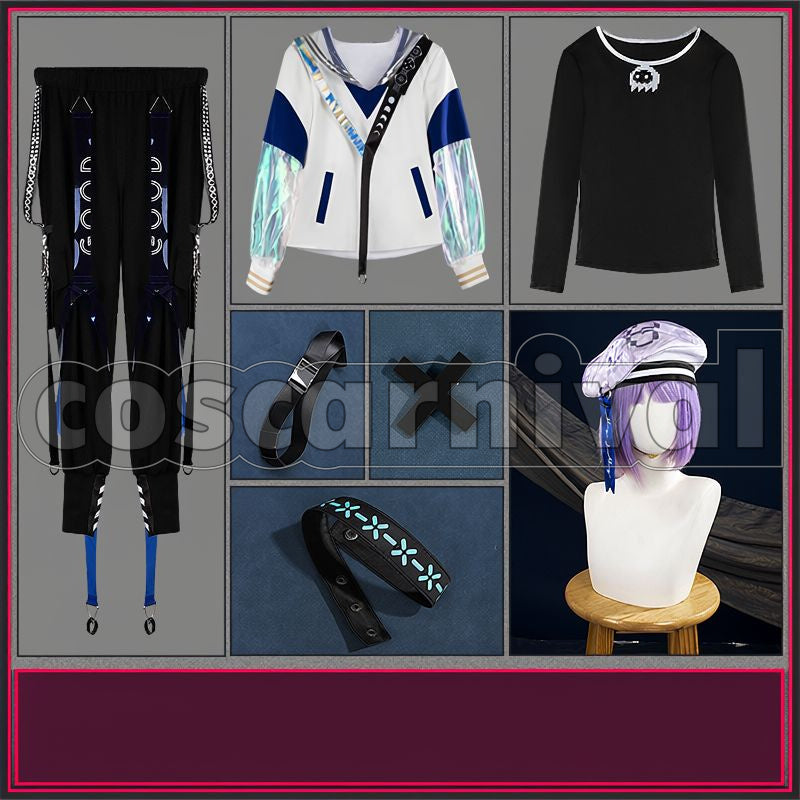 Mizuki A Player Forever Cosplay cosplay costume from Arknights, set view