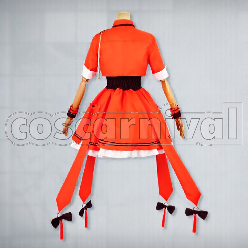 Pinecone Sing a Song Cosplay cosplay costume from Arknights, back view
