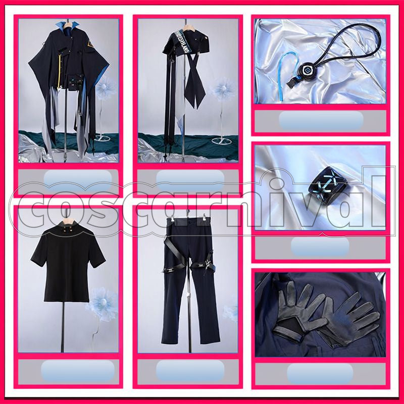Stainless Logos Cosplay cosplay costume from Arknights, set view
