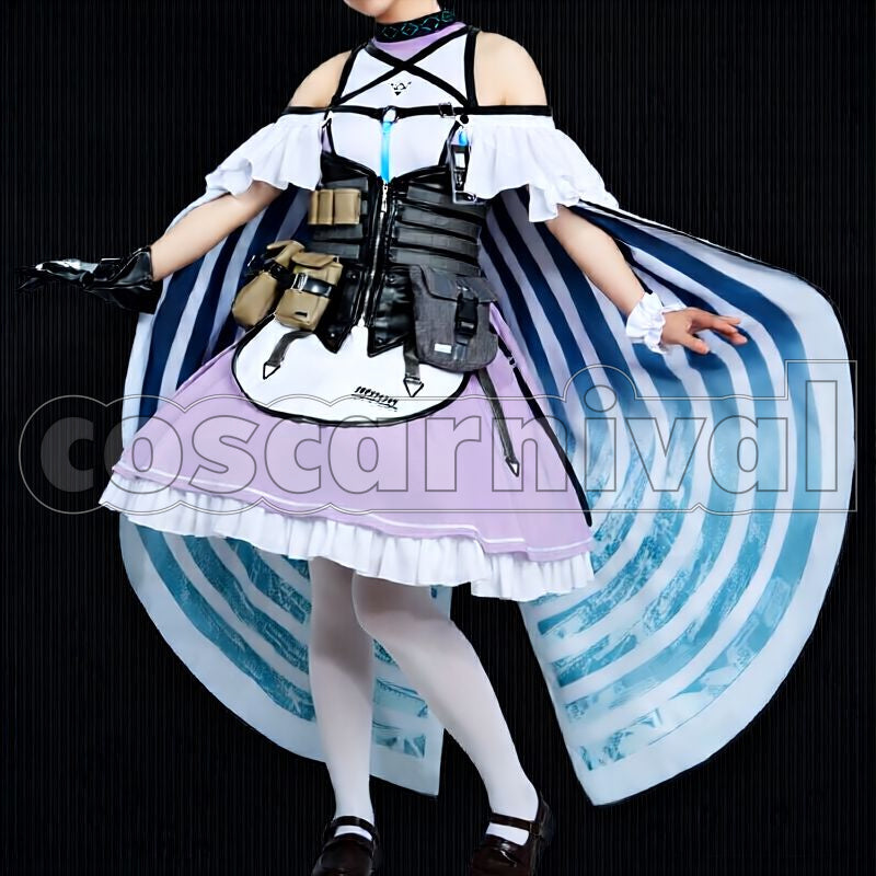 Suzuran Cosplay cosplay costume from Arknights, front view 9