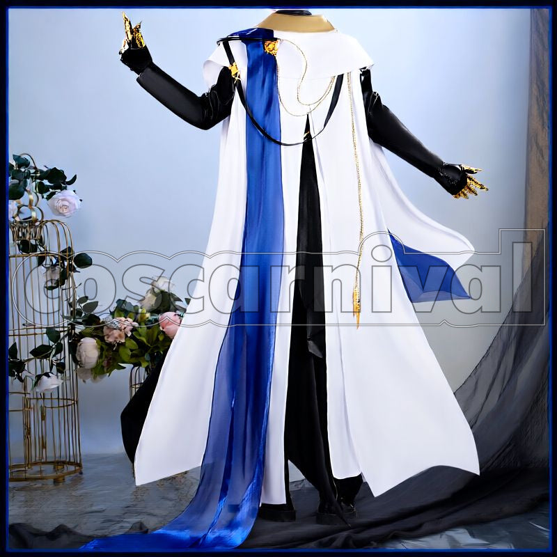 Tragodia Ritualist Cosplay cosplay costume from Arknights, back view 1