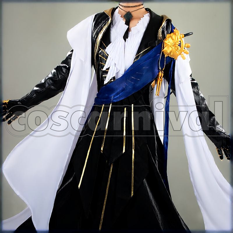 Tragodia Ritualist Cosplay cosplay costume from Arknights, front view 5