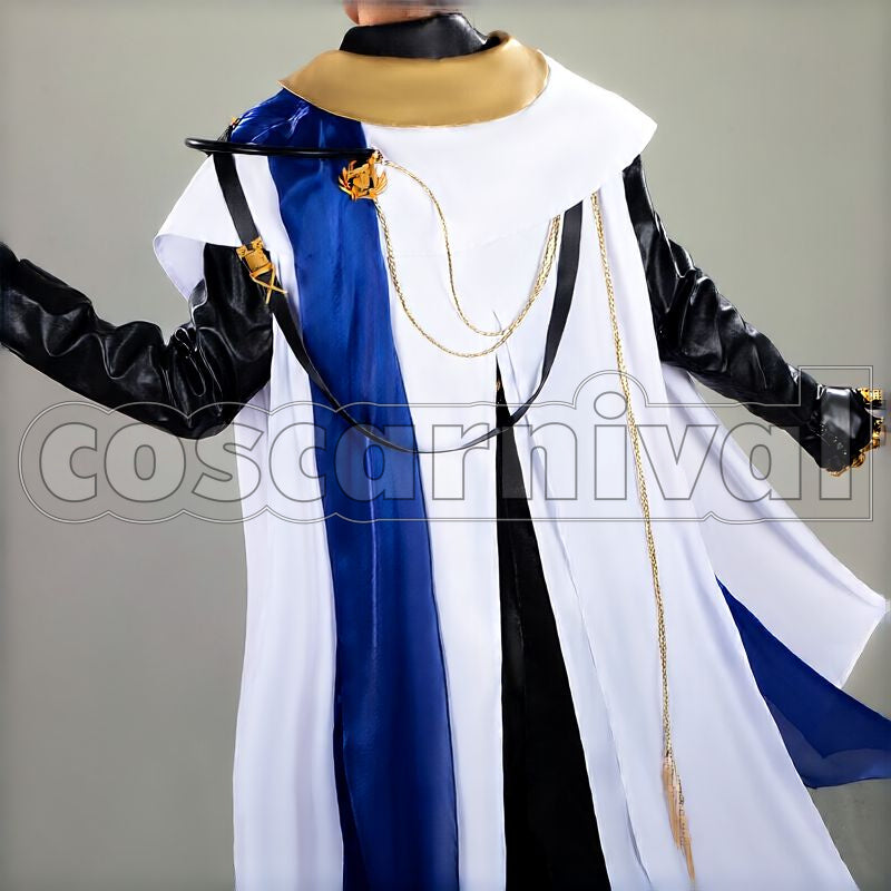 Tragodia Ritualist Cosplay cosplay costume from Arknights, back view 2