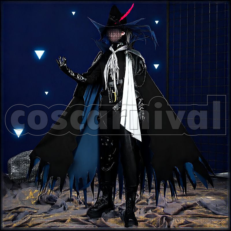 Ulpianus Science Consul Cosplay cosplay costume from Arknights, front view 2