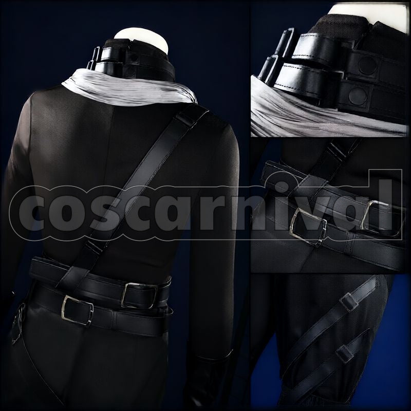 Ulpianus Science Consul Cosplay cosplay costume from Arknights, back view 2