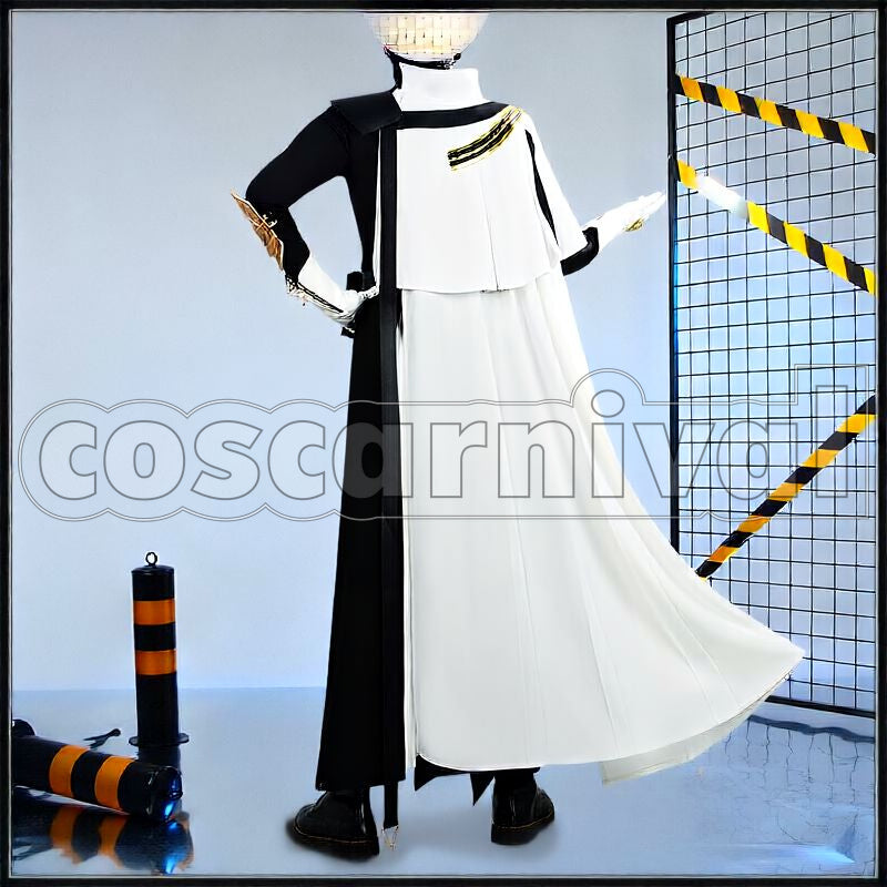 Ulpianus Staring into the Abyss Cosplay cosplay costume from Arknights, back view