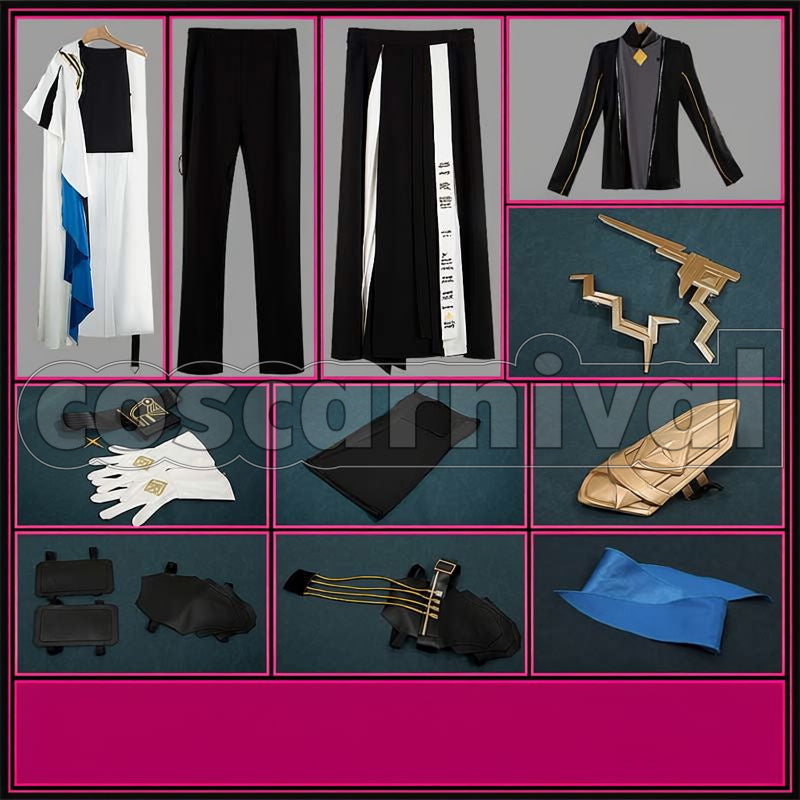 Ulpianus Staring into the Abyss Cosplay cosplay costume from Arknights, set view