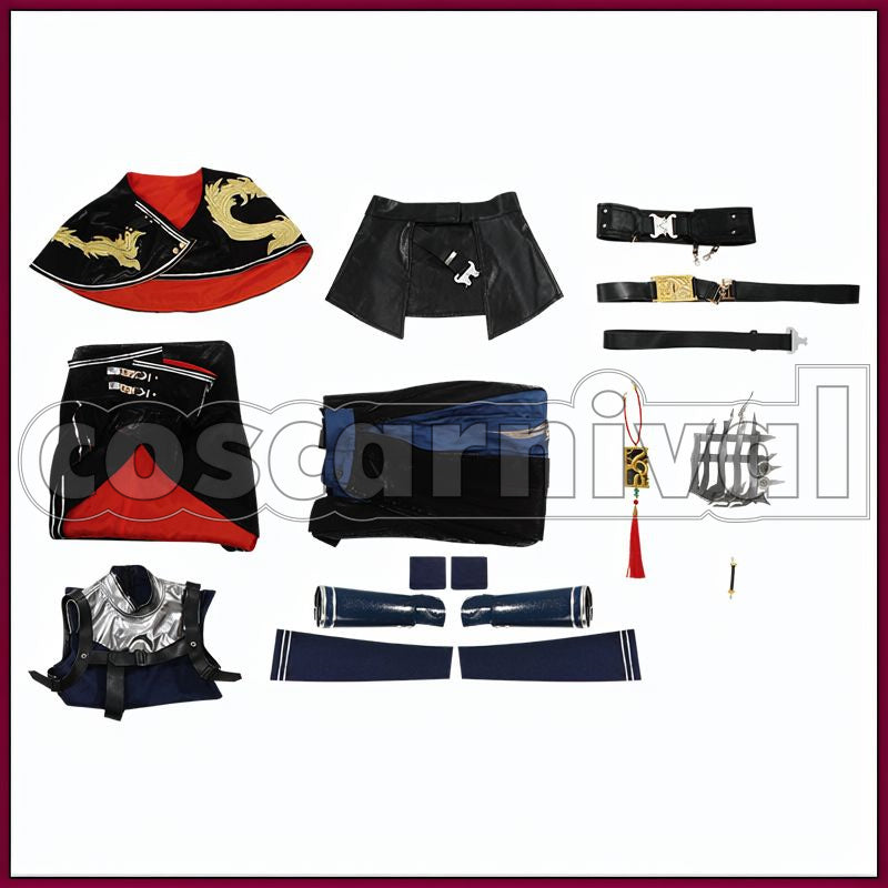 Zuo Le Cosplay cosplay costume from Arknights, set view