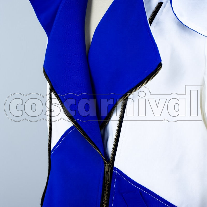 Creed III Connor Ratonhnhak :ton White and Blue cosplay costume from Assassin's, detail-5