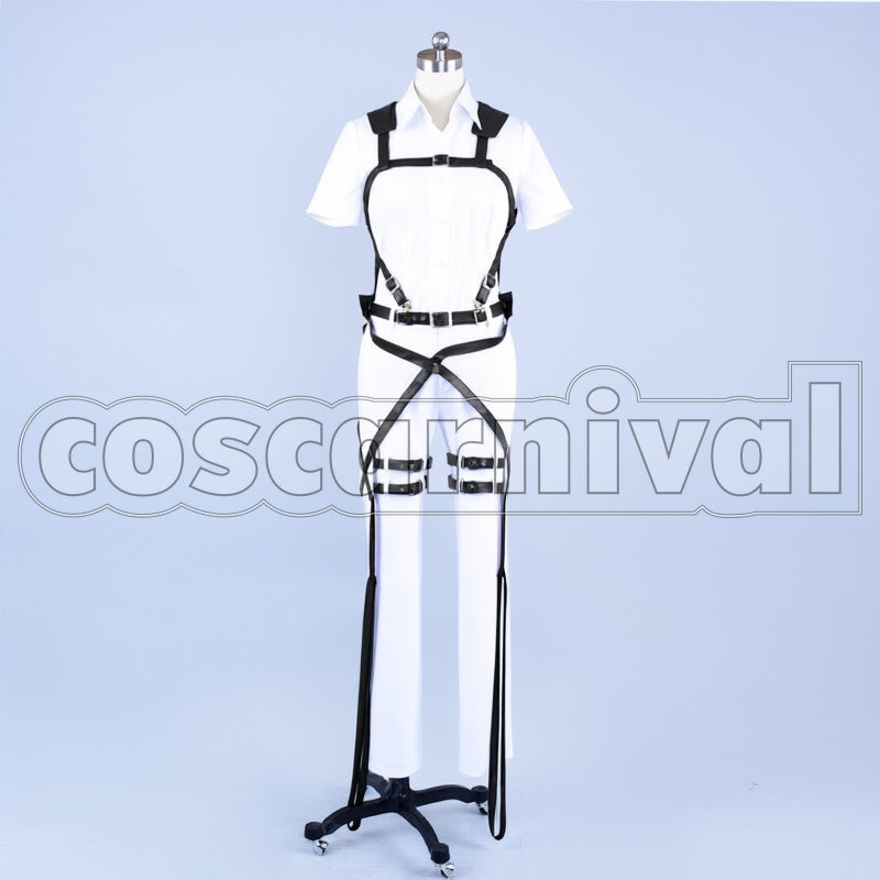 Survey Corps Mikasa Ackerman cosplay costume from Attack on Titan, back view 2