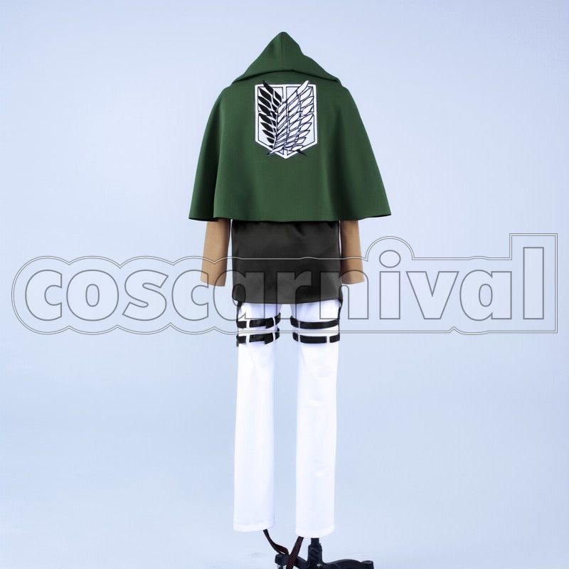 Survey Corps Mikasa Ackerman cosplay costume from Attack on Titan, back view 3