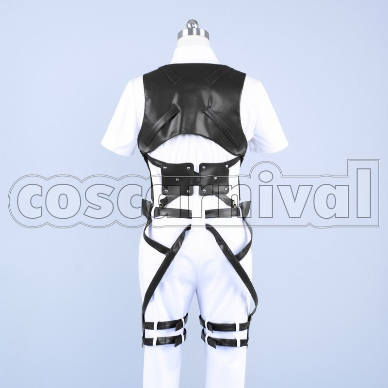 Survey Corps Mikasa Ackerman cosplay costume from Attack on Titan, back view 6