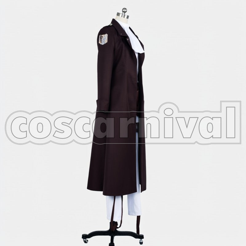 - Wings of Counterattack - ONLINE Levi Captain Special Night Combat Soldier cosplay costume from Attack on Titan, side view 2