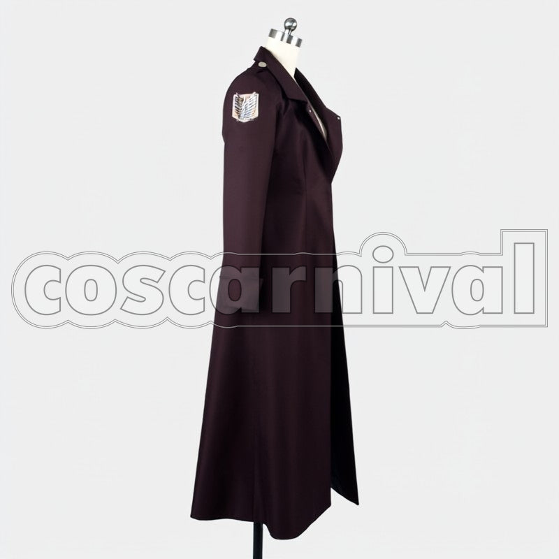 - Wings of Counterattack - ONLINE Levi Captain Special Night Combat Soldier cosplay costume from Attack on Titan, side view 3