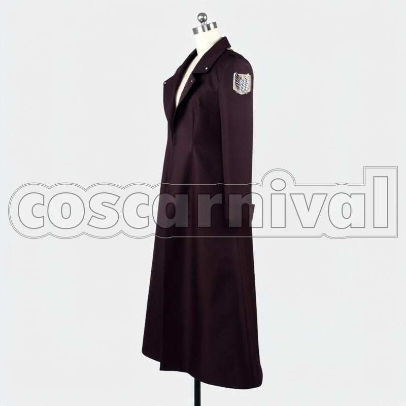 - Wings of Counterattack - ONLINE Levi Captain Special Night Combat Soldier cosplay costume from Attack on Titan, side view 4