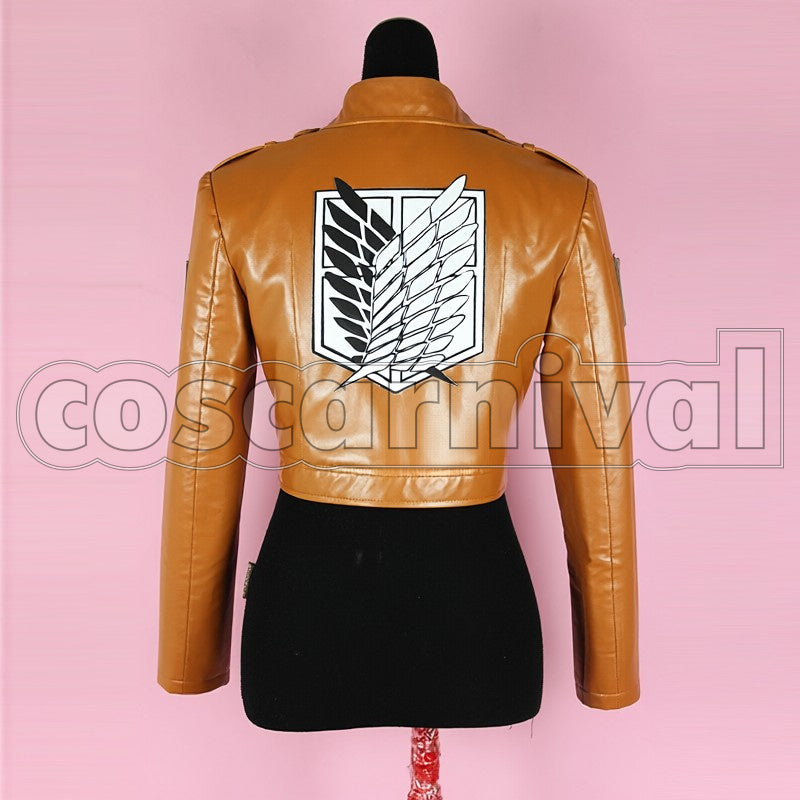 Survey Corps cosplay costume from Attack on Titan, back view