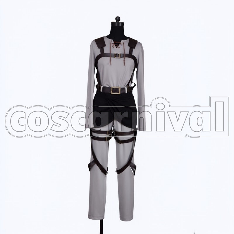 Training Corps Eren Yeager cosplay costume from Attack on Titan, front view 3
