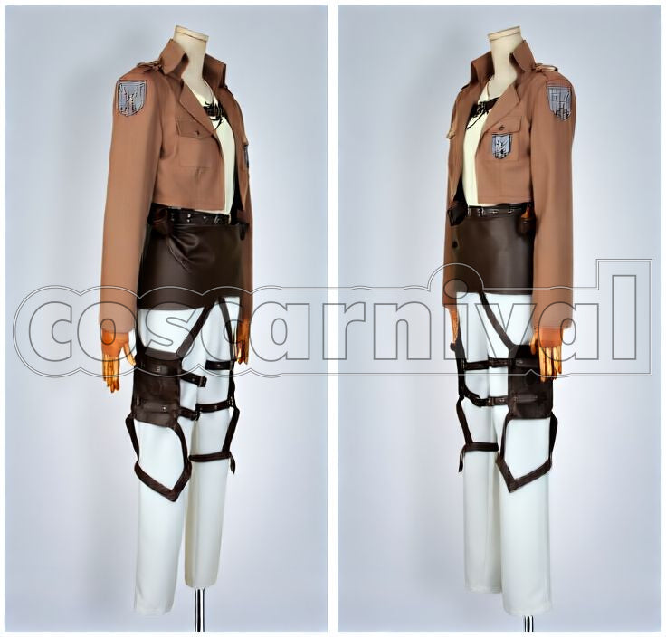 Titan Eren Yeager Training Corps Embroidered Version Cosplay cosplay costume from Attack on, side view