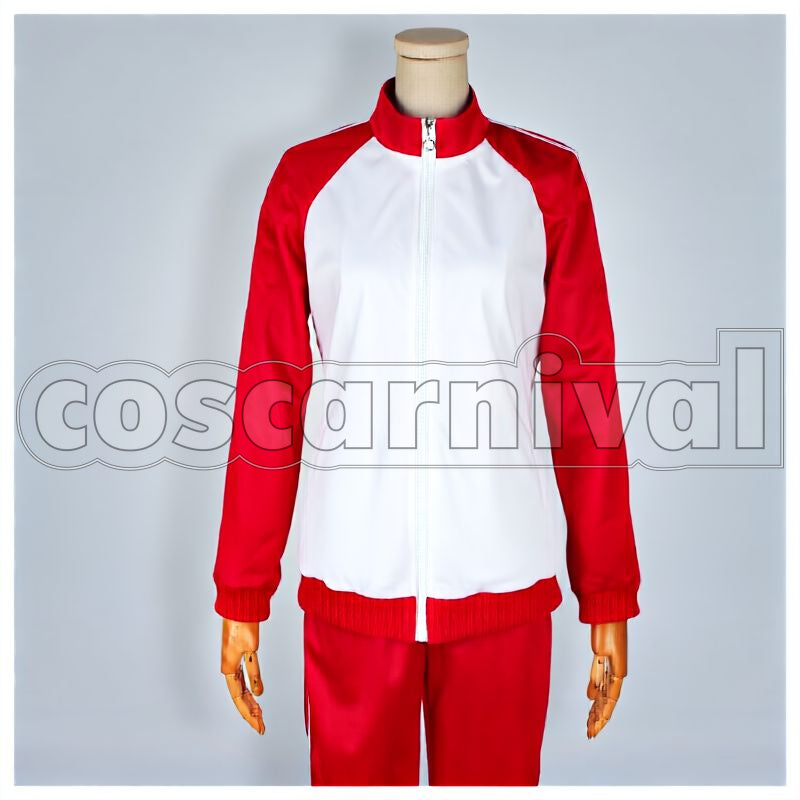 Titan: Junior High Jersey Track Suit Cosplay cosplay costume from Attack on, front view 1