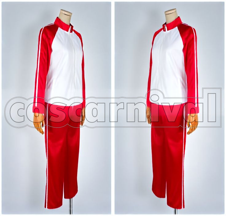 Titan: Junior High Jersey Track Suit Cosplay cosplay costume from Attack on, front view 2