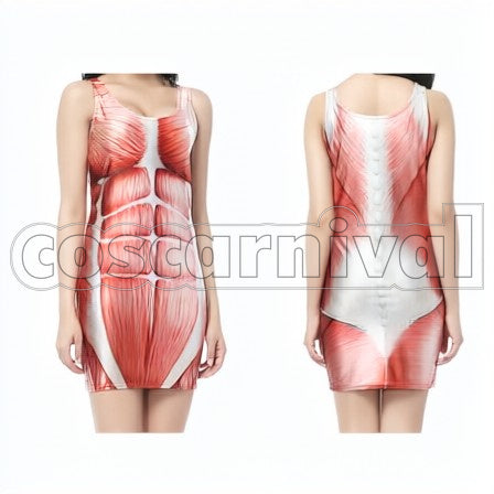 Colossal Titan Muscle cosplay costume from Attack on Titan, front view