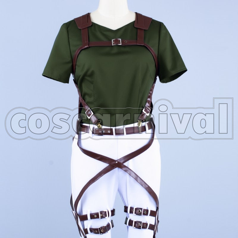 Survey Corps Reiner Braun cosplay costume from Attack on Titan, front view 3