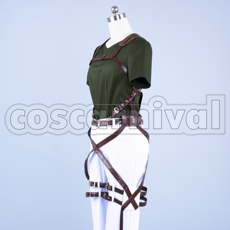 Survey Corps Reiner Braun cosplay costume from Attack on Titan, side view 2