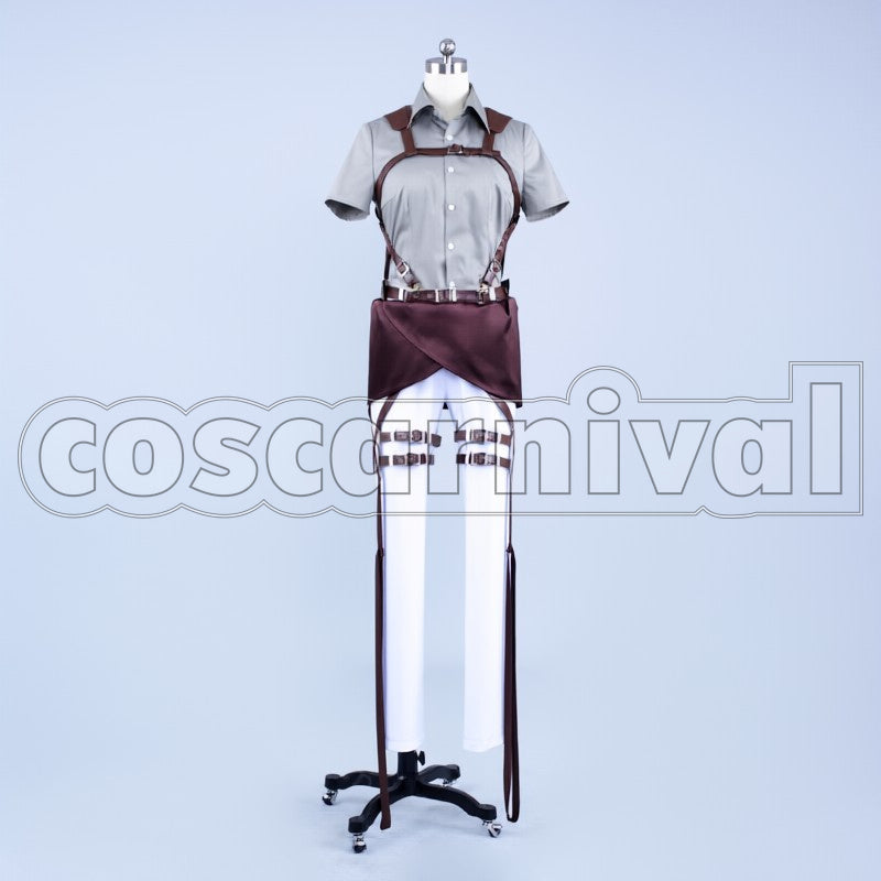 Survey Corps Sasha Blouse cosplay costume from Attack on Titan, back view