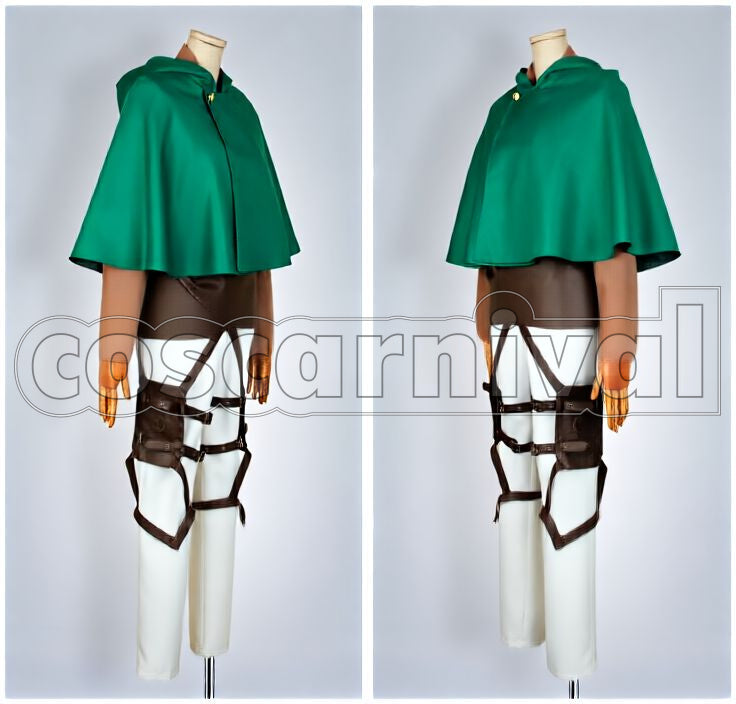 Titan Survey Corps with Cloak Embroidered Version Cosplay cosplay costume from Attack on, side view