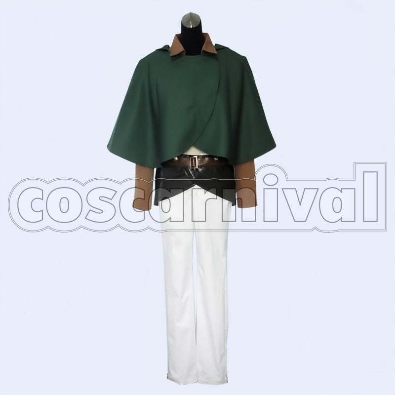 Eren Yeager cosplay costume from Attack on Titan, front view