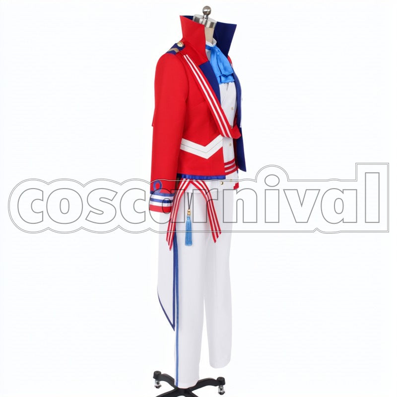 Ambitious Kazuna Masunaga OP Theme Song cosplay costume from B-PROJECT Anime Beat, side view