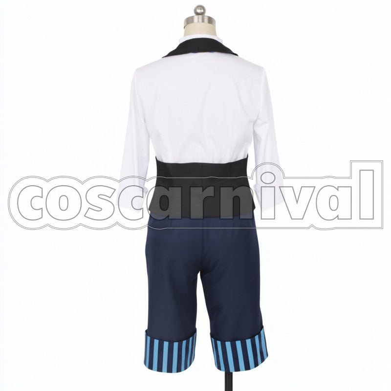 of the Atlantic Ciel Phantomhive cosplay costume from Black Butler Book, back view 2