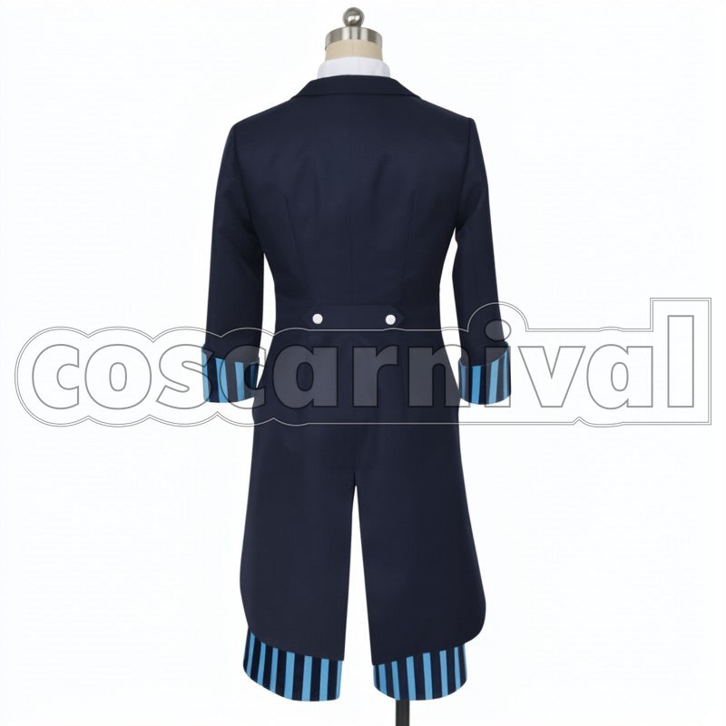 of the Atlantic Ciel Phantomhive cosplay costume from Black Butler Book, back view