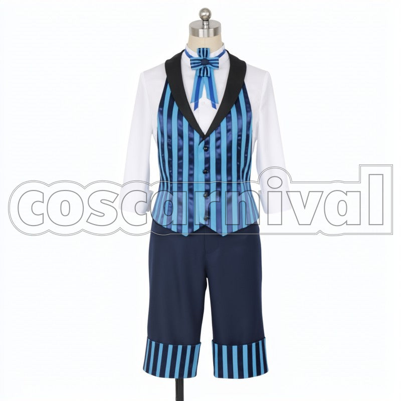 of the Atlantic Ciel Phantomhive cosplay costume from Black Butler Book, front view 2
