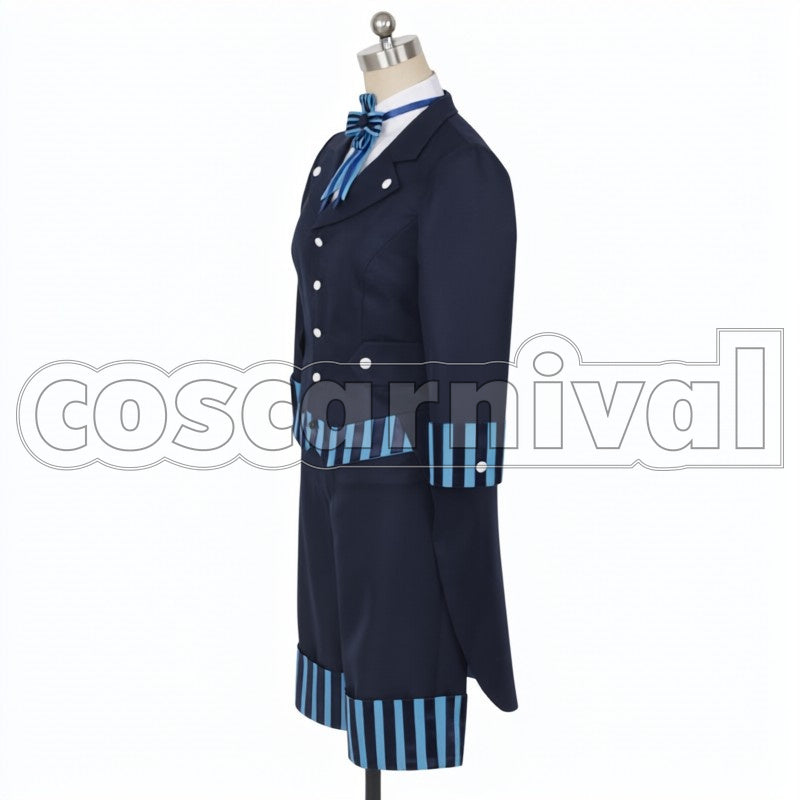 of the Atlantic Ciel Phantomhive cosplay costume from Black Butler Book, side view 2
