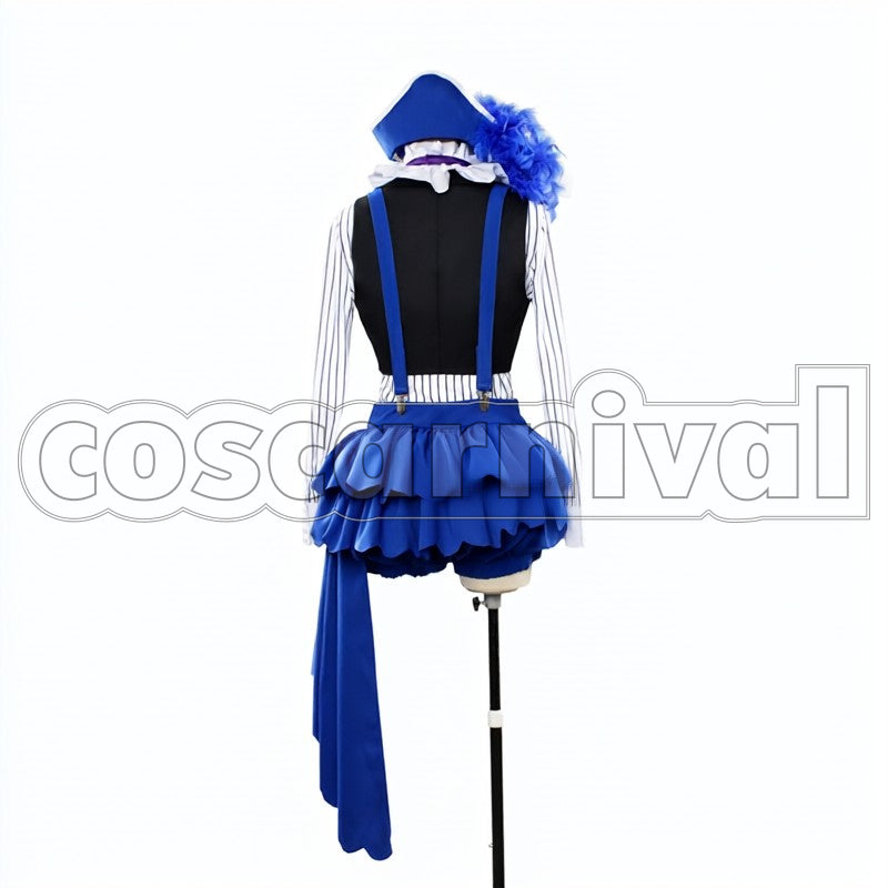 of Circus Circus Arc Ciel Phantomhive cosplay costume from Black Butler: Book, back view