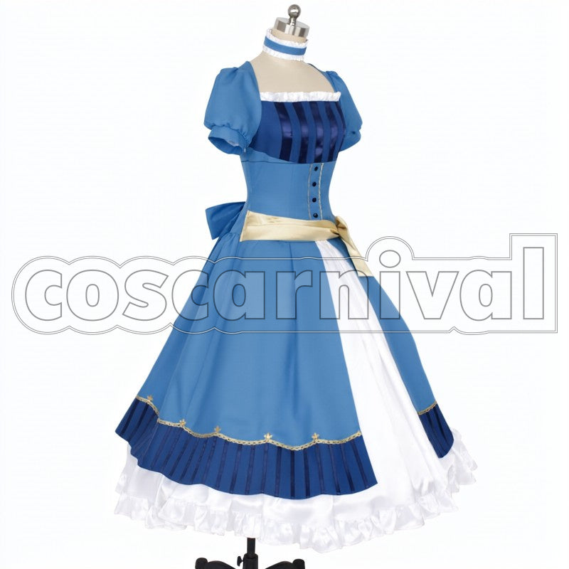 of the Atlantic Elizabeth Midford cosplay costume from Black Butler Book, side view