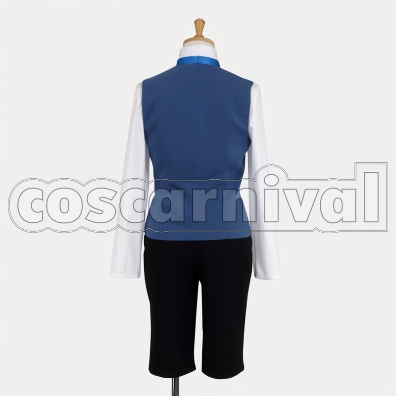 Phantomhive Black cosplay costume from Black Butler Ciel, back view 2