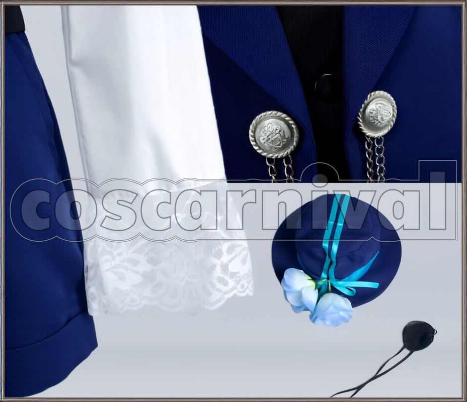 Phantomhive Blue cosplay costume from Black Butler Ciel, detail-1