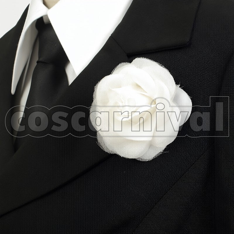 Ciel Phantomhive Mourning cosplay costume from Black Butler II, detail-2