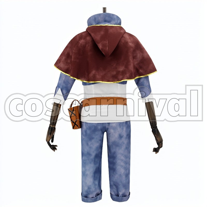 Asta cosplay costume from Black Clover, back view