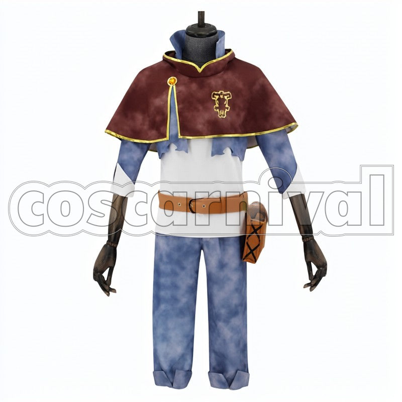 Asta cosplay costume from Black Clover, front view