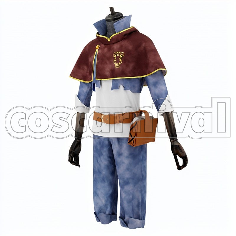 Asta cosplay costume from Black Clover, side view