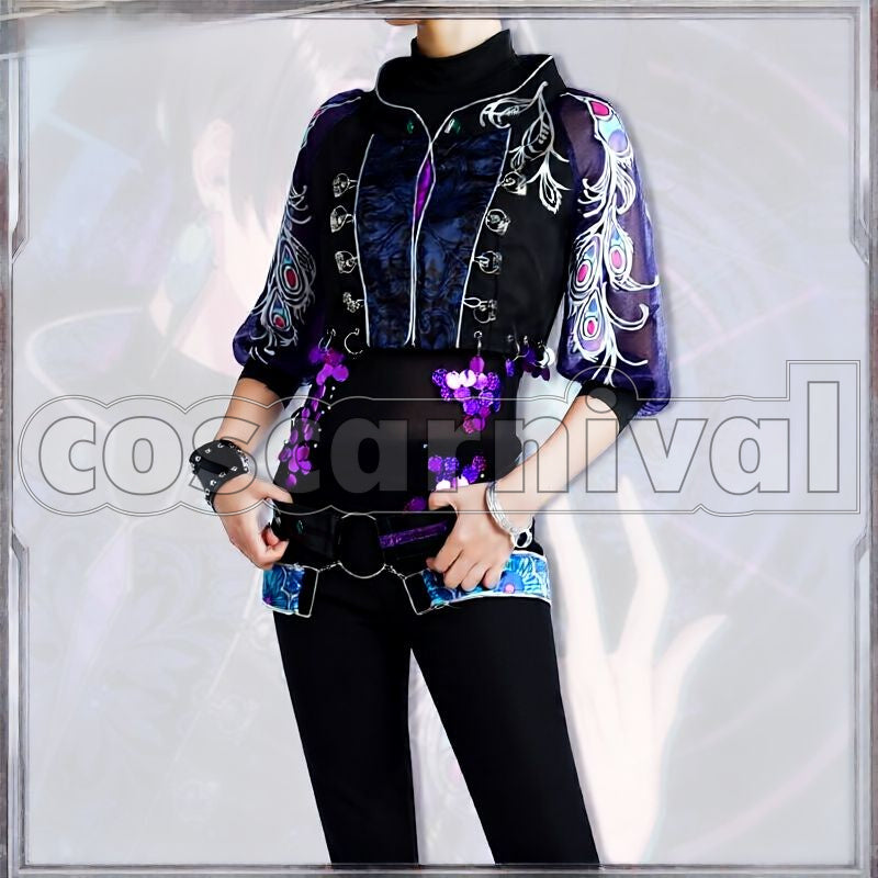 Theater Starless Team C Mokuren Stage Costume C Cosplay cosplay costume from Black Star:, front view 2
