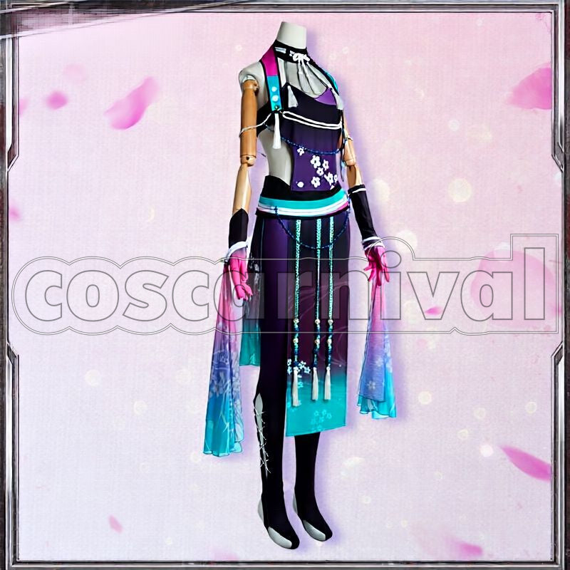 Theater Starless Team C Qu Hana Hodoku Cosplay cosplay costume from Black Star:, front view 3