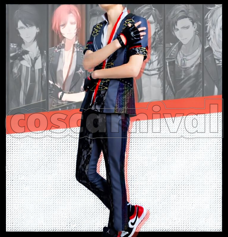 Theater Starless Team P Menou Cosplay cosplay costume from Black Star:, front view 3