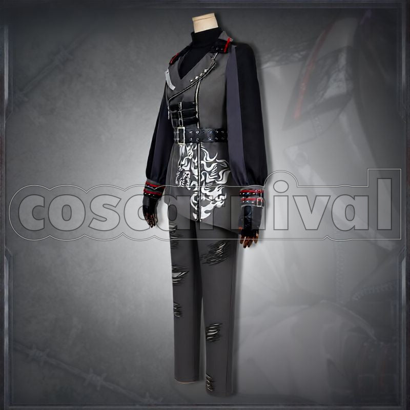 Theater Starless Team W Mokuren Cosplay cosplay costume from Black Star:, front view 4