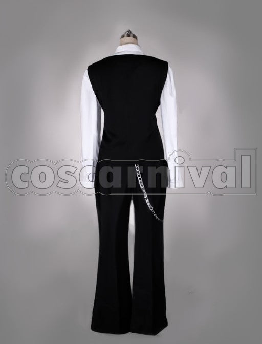 Hazama Yuuki Terumi cosplay costume from BlazBlue, back view