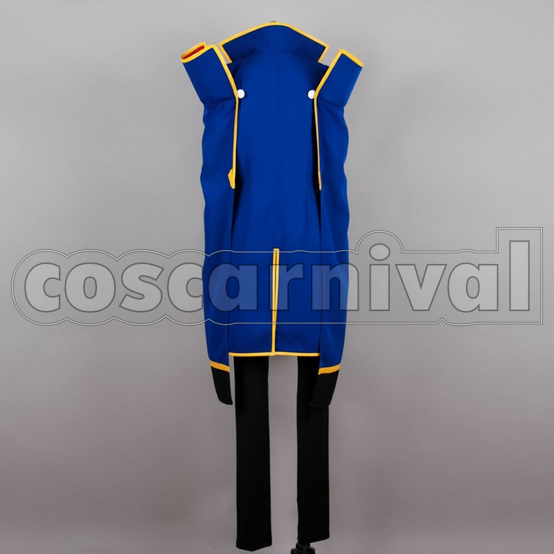 Jin furusetto cosplay costume from BlazBlue, back view